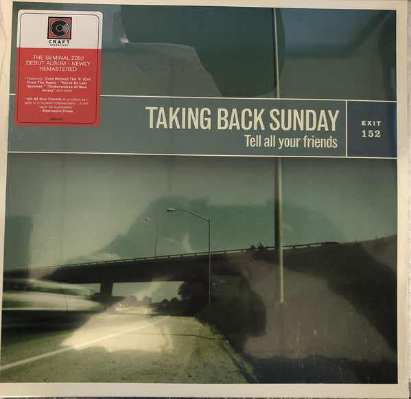 Taking Back Sunday ‎– Tell All Your Friends (2002) - New LP Record 2019 Craft Recordings USA Black Vinyl - Emo / Punk / Rock