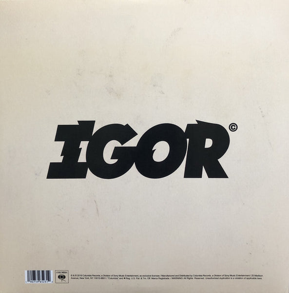 Tyler, The Creator ‎– Igor - New LP Record 2019 CBS Golfwang Exclusive USA Mint Colored Vinyl, Insert, Poster & Sticker - Hip Hop / Contemporary R&B