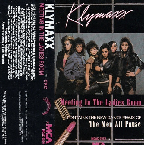 Klymaxx – Meeting In The Ladies Room - Used Cassette 1984 MCA Tape - Disco / Funk / Synth-pop