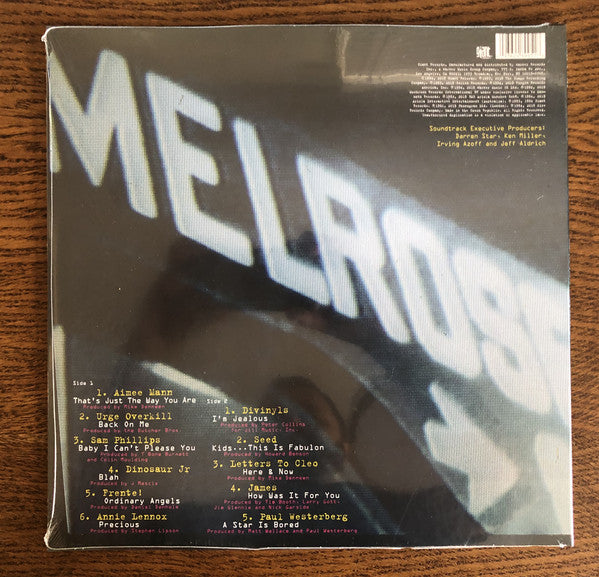 (DAMAGED COVER) Various ‎– Melrose Place - The Music - New LP Record 2019 Giant Transparent Teal Vinyl - 90's TV Soundtrack - Shuga Records