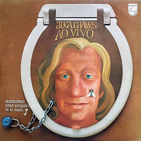 Juca Chaves – Ao Vivo - VG+ LP Record 1972 Philips Brazil Vinyl - Latin Comedy