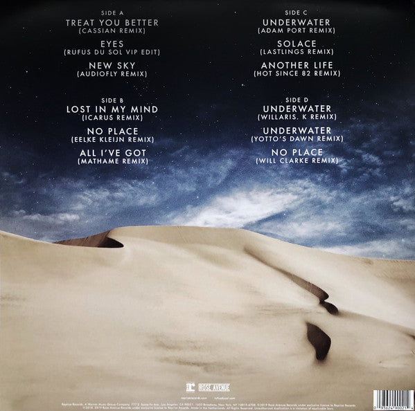 Rüfüs Du Sol - Solace Remixed - New 2 LP Record 2019 Reprise Rose Avenue Vinyl - Electronic / Techno / Tech House - Shuga Records