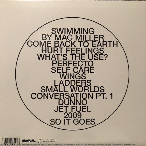 Mac Miller - Swimming (2018) - New 2 LP Record 2019 Warner REMember Netherlands RARE Vinyl - Hip Hop - Shuga Records