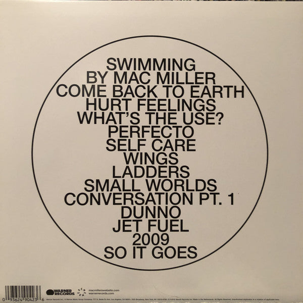 Mac Miller - Swimming (2018) - New 2 LP Record 2019 Warner REMember Vinyl - Hip Hop