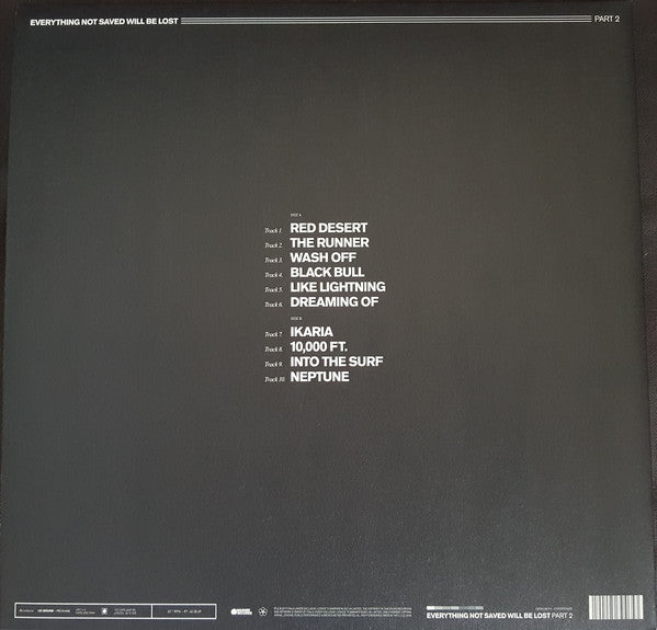 Foals ‎– Everything Not Saved Will Be Lost: Part 2 - New LP Record 2019 Warner Europe Vinyl - Alternative Rock / Indie Rock - Shuga Records