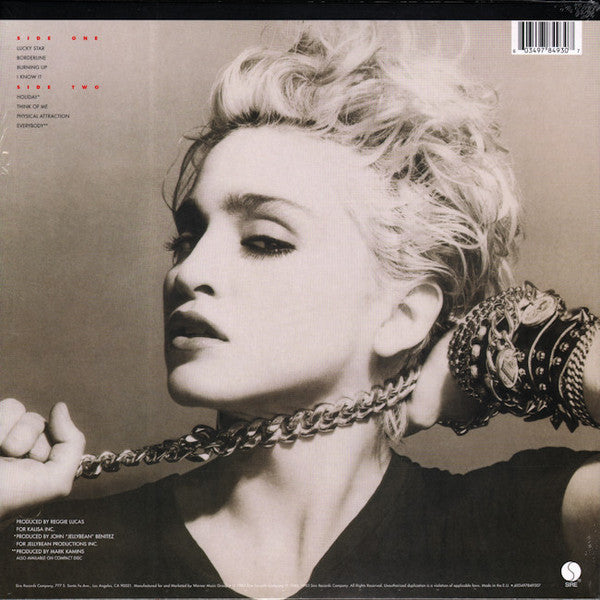 Madonna - Madonna (1983) - New LP Record 2019 Sire USA 180 gram Crystal Clear Vinyl - Synth-Pop