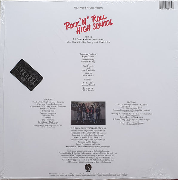 Various ‎– Rock 'N' Roll High School (Music From The Original Motion Picture 1979) - New LP Record 2019 Sire USA Fire Colored Vinyl - Soundtrack