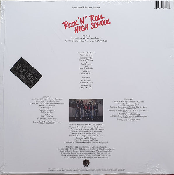 Various ‎– Rock 'N' Roll High School (Music From The Original Motion Picture 1979) - New LP Record 2019 Sire USA Fire Colored Vinyl - Soundtrack - Shuga Records