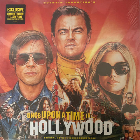 Various - Quentin Tarantino’s Once Upon a Time in Hollywood Original Motion Picture - New 2 LP Record 2019 Columbia Yellow Vinyl & Hollywood Map Poster - Soundtrack