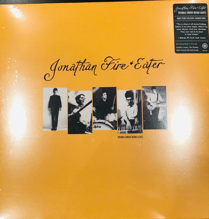 Jonathan Fire*Eater ‎– Tremble Under Boom Lights (1996) - New LP Record 2019 Third Man USA Indie Exclusive Winston Plum Vinyl - Alternative Rock