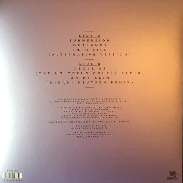 The KVB – Submersion - Mint- EP Record 2019 Invada UK Import Vinyl - Post-Punk / Darkwave / Coldwave / Synthwave - Shuga Records