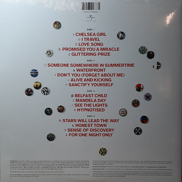 Simple Minds ‎– 40: The Best Of 1979 -2019 - New 2 LP Record 2019 UMC Europe Import Vinyl - Pop Rock