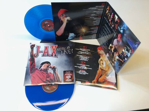 J-Ax – Meglio Live - New LP Record 2019 BMG Italy Blue Vinyl & Numbered - Hip Hop / Electronic / Experimental
