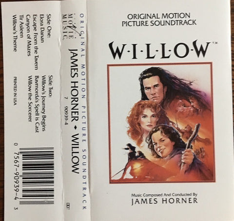James Horner – Willow (Original Motion Picture Soundtrack) - Used Cassette 1988 Virgin Movie Tape - Soundtrack