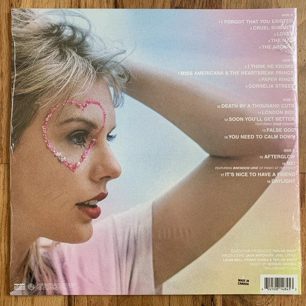 Taylor Swift ‎– Lover - New 2 LP Record 2019 Republic Target exclusive USA Pink & Blue Vinyl & Download - Pop