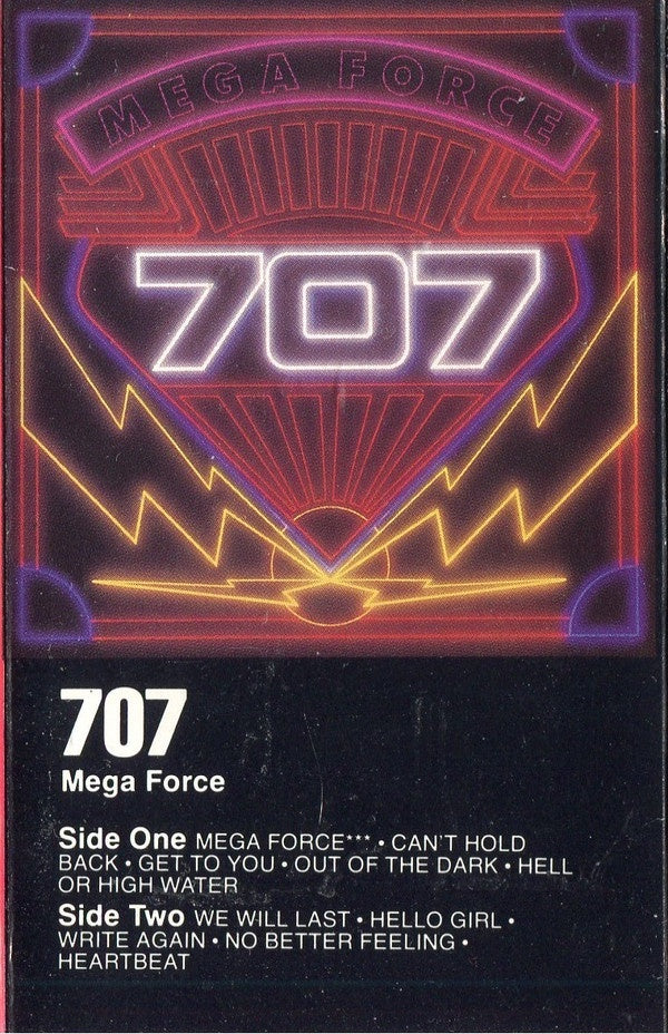 707 – Mega Force - Used Cassette Polar 1982 Sweden Import - Rock
