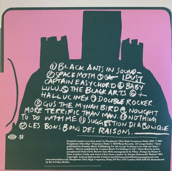 Stereolab - Sound-Dust (2001) - New 3 LP Record 2019 Warp UK Import Clear Vinyl, Poster, Download, Numbered - Electronic / Indie Rock - Shuga Records