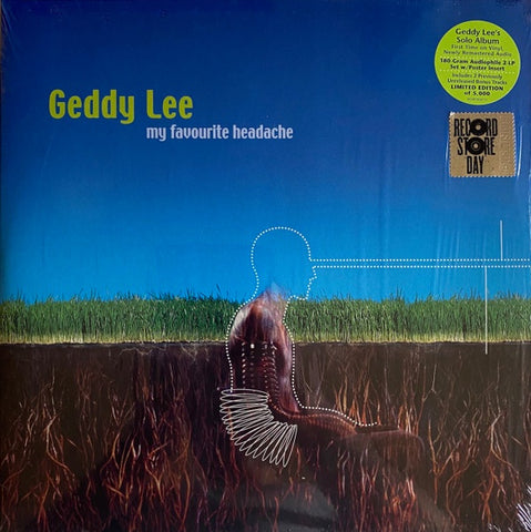 Geddy Lee ‎– My Favourite Headache (2000) - New 2 LP Record Store Day Black Friday 2019 Atlantic RSD 180 gram & Vinyl & Poster - Prog Rock / Hard Rock