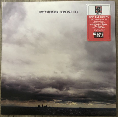 Matt Nathanson - Some Mad Hope (2007) - New LP Record Store Day Black Friday 2019 Craft Recordings Sky Blue Vinyl - Pop Rock