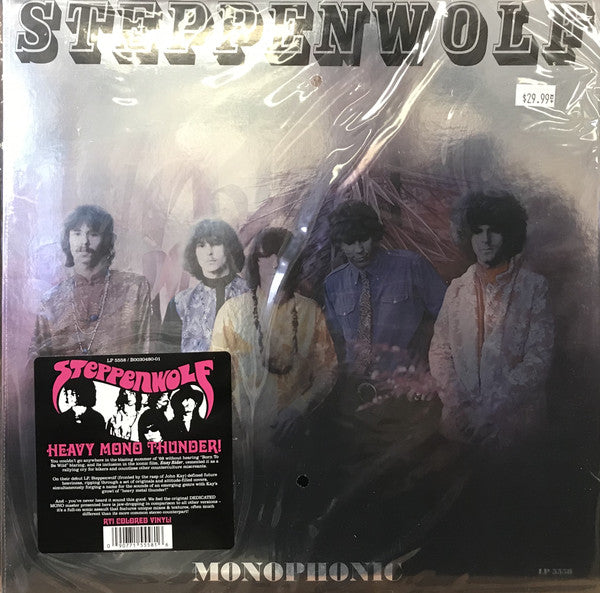 Steppenwolf ‎– Steppenwolf (1968) - New LP Record Store Day Black Friday 2019 Sundazed USA RSD Mono Clear Vinyl - Hard Rock / Psychedelic