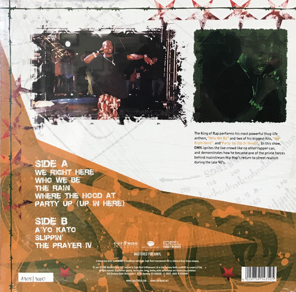 DMX ‎– SmokeOut - New LP Record Store Day Black Friday 2019 Ear Music RSD 180 gram Yellow Vinyl & Numbered - Hip Hop - Shuga Records