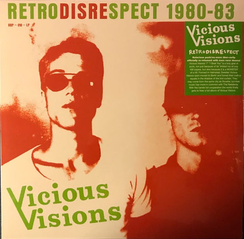 Vicious Visions – Retrodisrespect 1980-83 - New LP Record 2019 Busy Bee Sweden Vinyl - Rock / Punk / No Wave