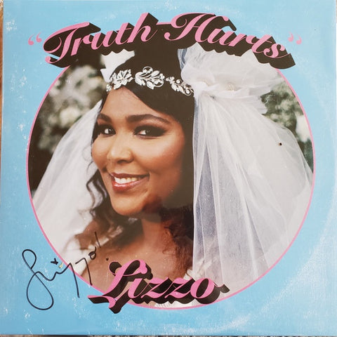 Signed Autographed - Lizzo – Truth Hurts - Mint- 12" Single Record 2019 Warner Baby Blue Vinyl - Hip Hop / Pop