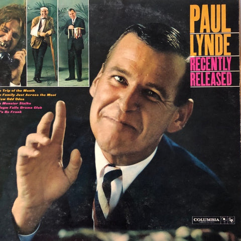 Paul Lynde – Recently Released - VG LP Record 1960 Columbia USA Mono Vinyl - Comedy / Non-Music