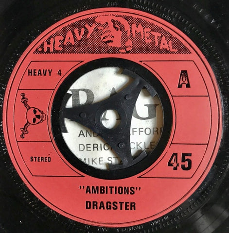 Dragster – Ambitions - Mint- 7" Single Record 1981 Heavy Metal Records UK Vinyl - Hard Rock / Heavy Metal