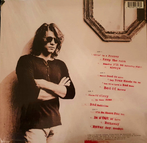 Bon Jovi – Cross Road (The Best Of) (1994) - New 2 LP Record 2019 Mercury Translucent Red Vinyl - Hard Rock / Pop Rock - Shuga Records
