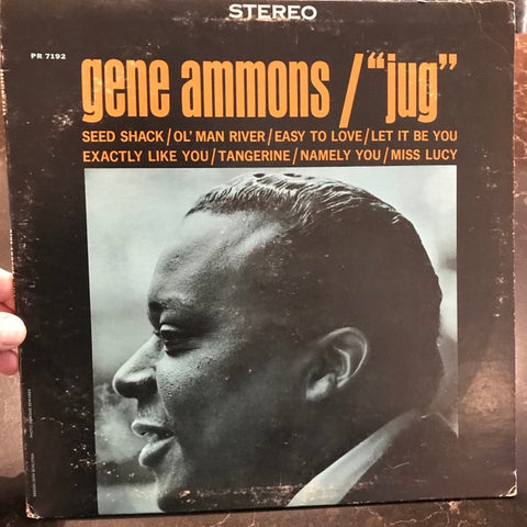 Gene Ammons ‎– "Jug" (1961) - VG- (low grade) LP Record 1964 Prestige USA Purple Label Stereo Vinyl - Jazz / Hard Bop