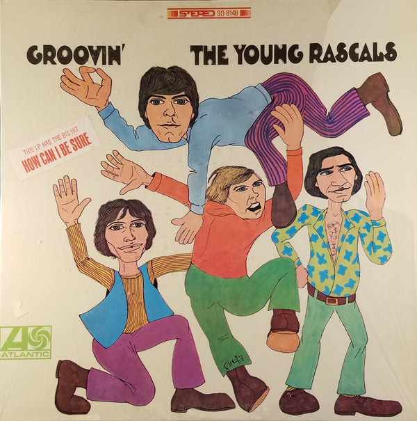 The Young Rascals ‎– Groovin' - VG+ LP Record 1967 Atlantic Stereo USA Vinyl - Pop Rock - Shuga Records