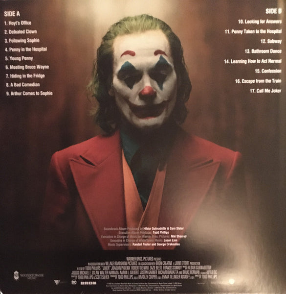 Hildur Guðnadóttir ‎– Joker (Original Motion Picture) - Mint- LP Record 2019 Watertower Music USA Purple Vinyl & Insert - Soundtrack - Shuga Records