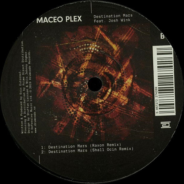 Maceo Plex Feat. Josh Wink ‎– Destination Mars - New EP Record 2020 Drumcode Sweden Import Vinyl - Techno