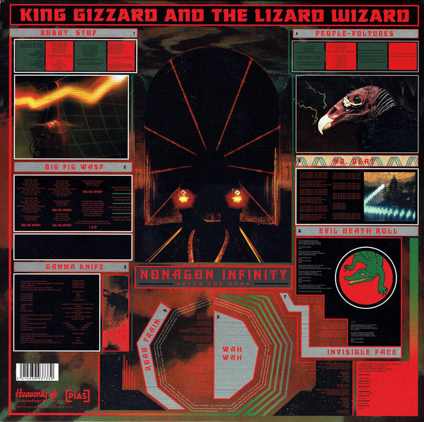 King Gizzard And The Lizard Wizard ‎– Nonagon Infinity - New LP Record 2016 Heavenly UK Import Vinyl - Psychedelic Rock / Garage Rock - Shuga Records
