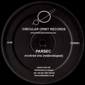 Parsec – Evolved Era / Convoke - New 12" Single Record 2001 Circular Orbit UK Vinyl - Electro / Breakbeat