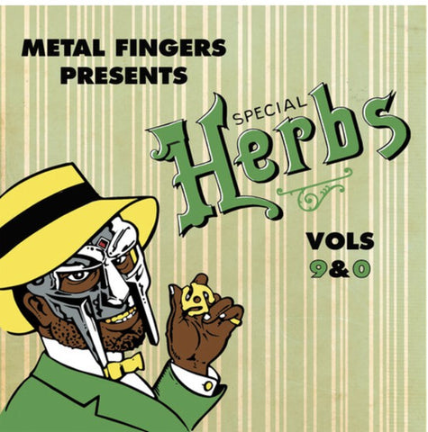 Metal Fingers (MF Doom) ‎– Special Herbs Volume 9 & 0 (2005)- New 2 Lp Record 2020 Nature Sounds USA Vinyl - Hip Hop / Instrumental