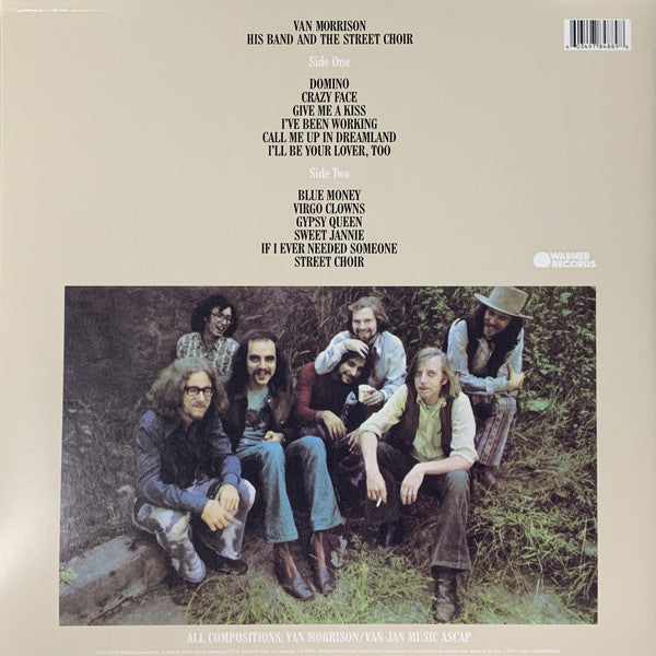 Van Morrison - His Band and The Street Choir (1970) - New LP Record 2020 Warner Europe Turquoise Vinyl - Rock / Blues Rock - Shuga Records
