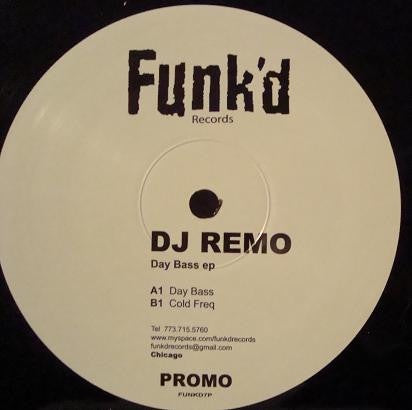 DJ Remo – Day Bass EP - New 12" Single 2008 Funk'd USA Vinyl - Chicago House / Acid House