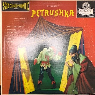 Ernest Ansermet & L'Orchestre De La Suisse Romande – Stravinsky - Petrushka - Mint- LP Record 1959 London ffrr UK Vinyl - Classical