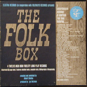 Various – The Folk Box - VG+ 4 Lp Box Set 1964 - Folk/Blues