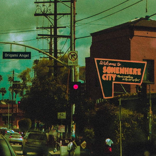 Origami Angel – Somewhere City (2019) - New LP Record 2022 Counter Intuitive Chatterbot Sage Green Vinyl & Poster - Indie Rock / Pop Punk / Emo