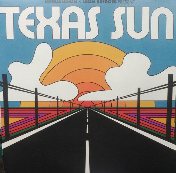 Khruangbin & Leon Bridges - Texas Sun - Mint- EP Record 2020 Dead Oceans USA Indie Exclusive Orange Translucent Vinyl & Download - Funk / Soul / Psychedelic - Shuga Records