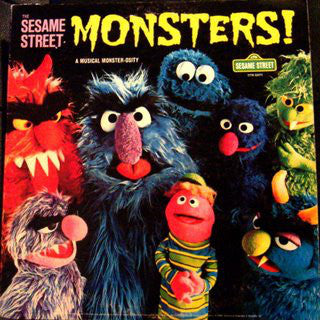 Sesame Street ‎– The Sesame Street Monsters ! A Musical Monster-osity - VG- (lower grade) Lp Record 1975 USA - Children's / Novelty - Shuga Records