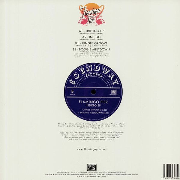 Flamingo Pier – Indigo EP - New EP Record 2020 Soundway UK Import Vinyl - Soul / Boogie / Disco - Shuga Records