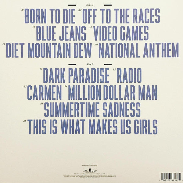 Lana Del Rey - Born To Die (2013) - Mint- LP Record 2020 Polydor Target Exclusive Opaque Red Vinyl - Indie Pop / Dream Pop - Shuga Records