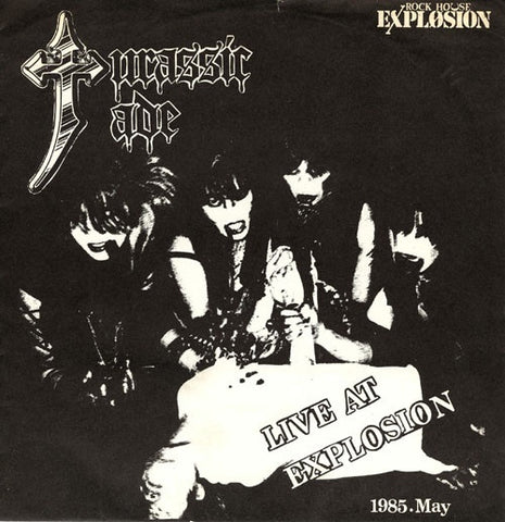 Jurassic Jade – Live At Explosion - Mint- 8" EP Record 1985 Explosion Japan Flexi-disc Vinyl - Thrash / Heavy Metal