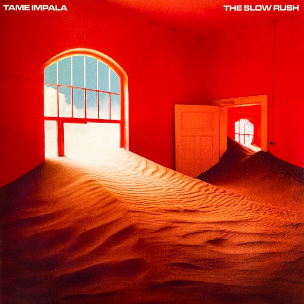 Tame Impala - The Slow Rush - New 2 LP Record 2020 Modular Europe Red Blue & Gold Splodge 180 gram Vinyl & Poster - Psychedelic Rock - Shuga Records