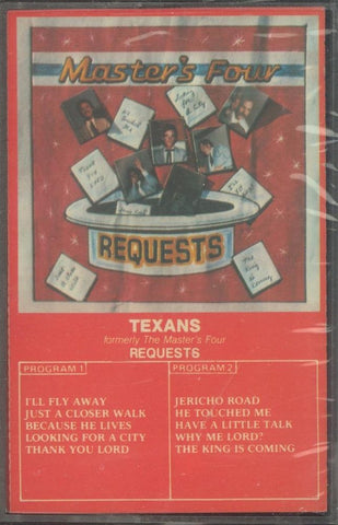 Texans ‎– Requests - Used Cassette 1983 Mercy Tape - Gospel