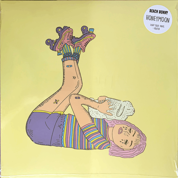 Beach Bunny ‎– Honeymoon - New LP Record 2020 Mom + Pop USA Light Blue Vinyl & Poster - Indie Pop / Emo